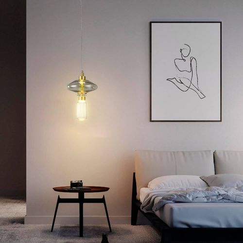 LÁMPARA COLGANTE LED STUDIO SOPHIA OVAL 8W LUZ CÁLIDA