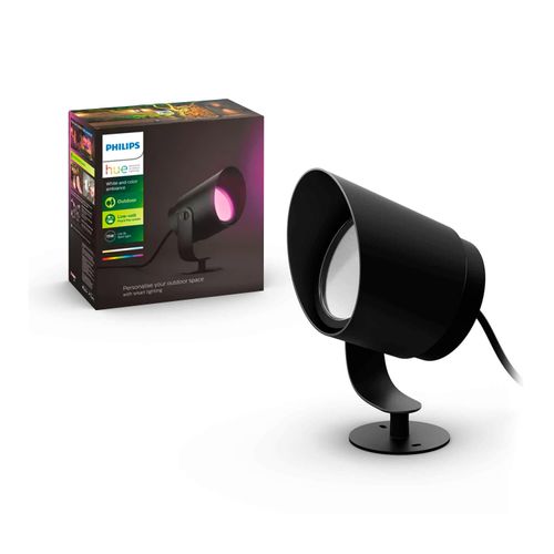 FOCO ESTACA PHILIPS HUE LILY XL 15W LUZ CÁLIDA A FRÍA Y RGB IP65