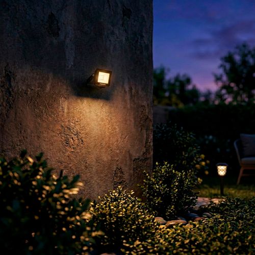 PROYECTOR PHILIPS ESSENTIAL SMARTBRIGHT FLOOD WV 10W LUZ CÁLIDA IP65