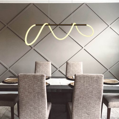 LÁMPARA COLGANTE LED STUDIO MULTI CURVE 1M 30W LUZ CÁLIDA IP20