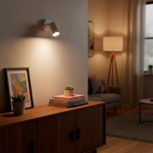 AMPOLLETA GU10 PHILIPS ESSENTIAL 4.6W LUZ CÁLIDA