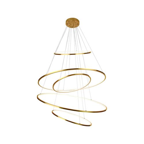 LÁMPARA COLGANTE LED STUDIO TEL AVIV 5 AROS 150W LUZ CÁLIDA ARO Ø100