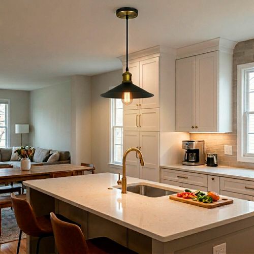 LÁMPARA COLGANTE LED STUDIO PLATO (SIN AMPOLLETA E27)