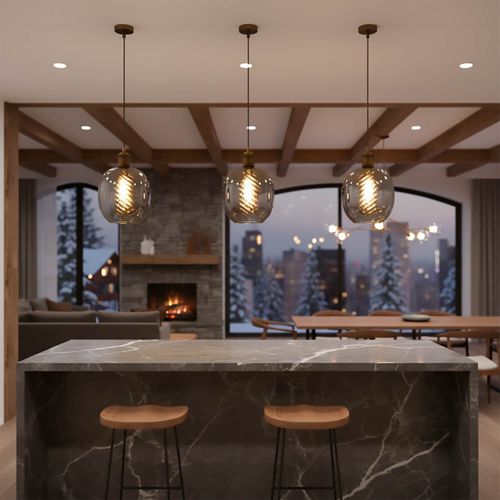 LÁMPARA COLGANTE LED STUDIO SERENA OVAL (SIN AMPOLLETA E27)