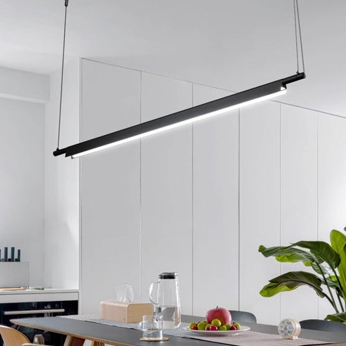 LÁMPARA COLGANTE LED STUDIO TESLA BASE RECTANGULAR 24W LUZ CÁLIDA