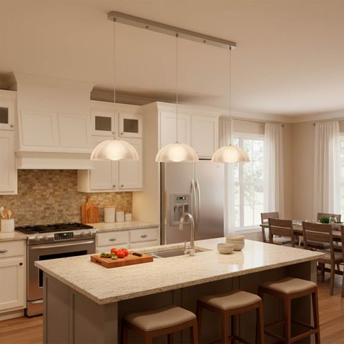 LÁMPARA COLGANTE LED STUDIO VALENTINA TRIPLE 24W LUZ CÁLIDA