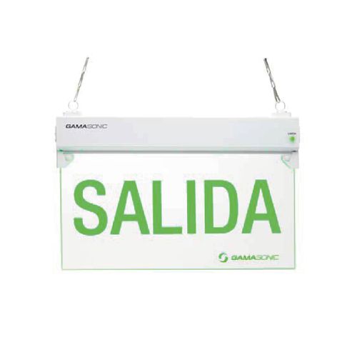 SEÑALÉTICA DE EMERGENCIA GAMASONIC SALIDA 3,6W IP43