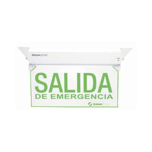 SEÑALÉTICA DE EMERGENCIA GAMASONIC SALIDA 3,6W IP43