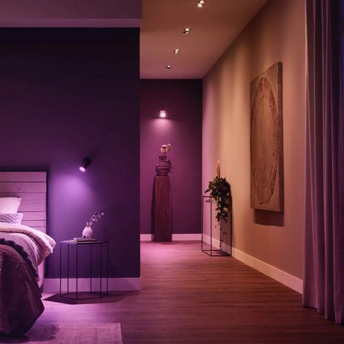 AMPOLLETA GU10 PHILIPS HUE 4.2W LUZ CÁLIDA A FRÍA Y RGB