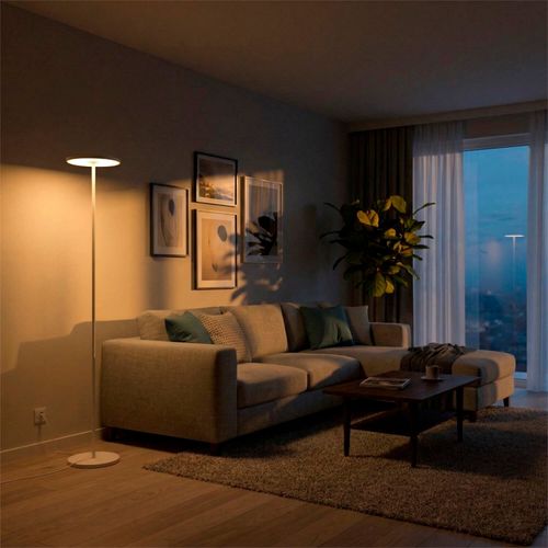 LÁMPARA DE PIE LED STUDIO BRUNO 18W LUZ CÁLIDA 180 CM