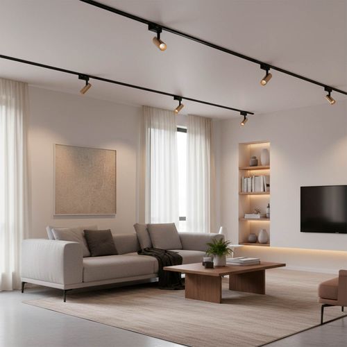 FOCO RIEL LED STUDIO TUBULAR 12W LUZ CÁLIDA