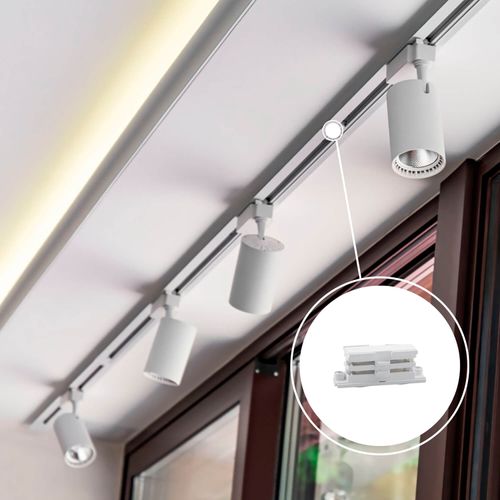 CONECTOR RECTO LED STUDIO TRIFÁSICA 220V