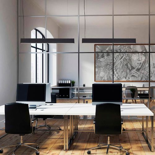 LÁMPARA COLGANTE O SOBREPUESTA LED STUDIO FIT 30W LUZ CÁLIDA