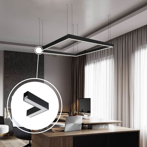 CONECTOR EN L LED STUDIO PARA LÁMPARA COLGANTE LINEAL C15400098 20W LUZ NEUTRA IP20