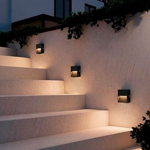 APLIQUÉ MURO LED STUDIO 3W LUZ CÁLIDA IP54