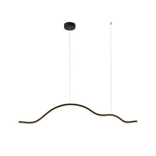 LÁMPARA COLGANTE LED STUDIO VARAL CURVA L LUZ CÁLIDA 36W