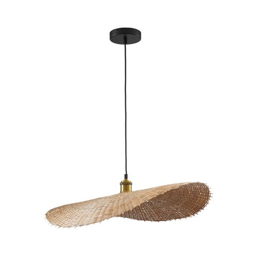 LÁMPARA COLGANTE LED STUDIO BAMBOO MEDIANA 10.5W LUZ CÁLIDA (3000K) (NO INCLUYE AMPOLLETA E27)