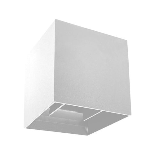 APLIQUÉ MURO LED STUDIO BIFOCAL CUADRADO 20W LUZ CÁLIDA IP65
