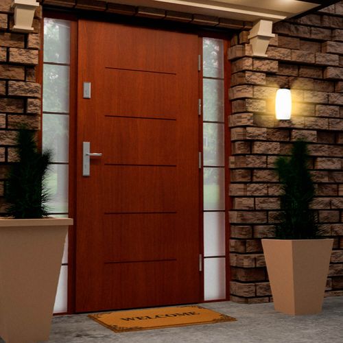 APLIQUÉ MURO LED STUDIO DIFUSOR RECTANGULAR 8W LUZ CÁLIDA IP44