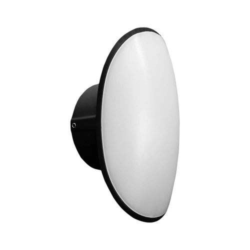APLIQUÉ MURO LED STUDIO DIFUSOR OVALADO 8W LUZ CÁLIDA IP44