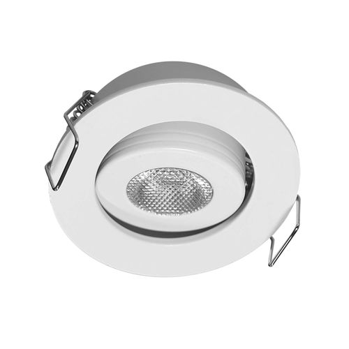 DOWNLIGHT LED STUDIO REDONDO 3W LUZ CÁLIDA