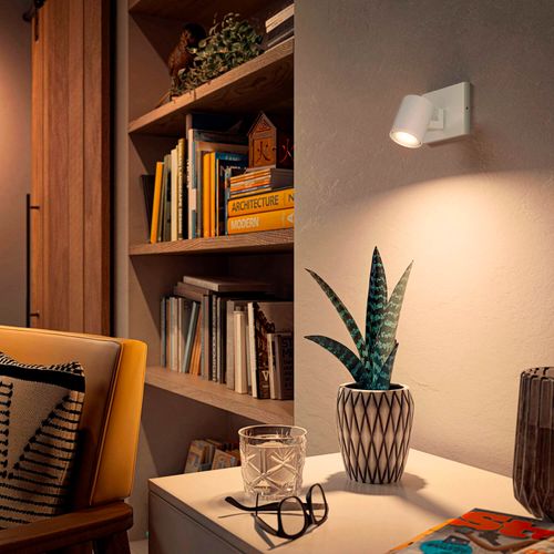 FOCO SOBREPUESTO CIELO / MURO PHILIPS NEIRO SIMPLE DIRIGIBLE (SIN AMPOLLETA GU10)