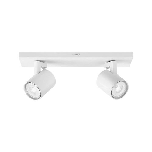 FOCO SOBREPUESTO CIELO / MURO PHILIPS NEIRO DOBLE DIRIGIBLE (SIN AMPOLLETA GU10)