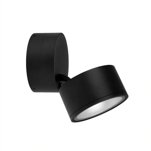 FOCO SOBREPUESTO CIELO / MURO LED STUDIO REDONDO DIRIGIBLE 24W LUZ CÁLIDA IP44