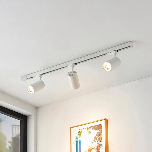 KIT RIEL MONOFÁSICO LED STUDIO 1 MT + 3 FOCOS RIEL FAIDHE