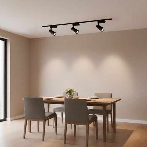 FOCO RIEL LED STUDIO DIRIGIBLE 30W LUZ CÁLIDA/NEUTRA/FRÍA CCT