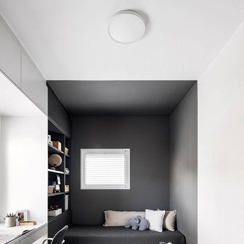 PLAFÓN SOBREPUESTO LED STUDIO REDONDO 24W LUZ CÁLIDA A FRÍA (CCT) Ø30x2.5CM