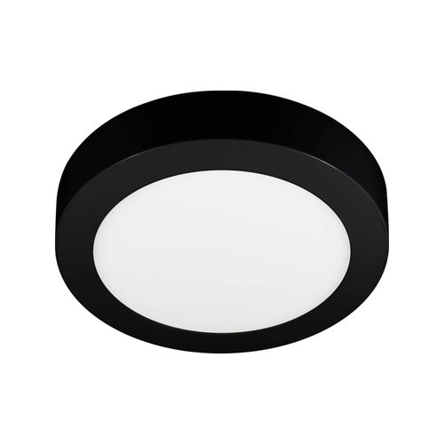 PLAFÓN LED STUDIO ALUM REDONDO 12W LUZ CÁLIDA IP20 Ø16.2x3.4CM