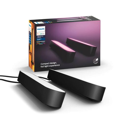 KIT PHILIPS HUE DOBLE BARRA PLAY LIGHT BAR 42W LUZ CÁLIDA FRÍA RGB