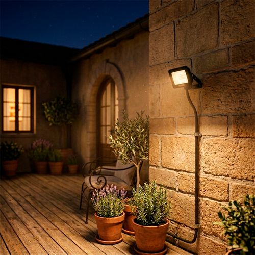PROYECTOR PHILIPS ESSENTIAL SMARTBRIGHT FLOOD WV 30W LUZ CÁLIDA IP65