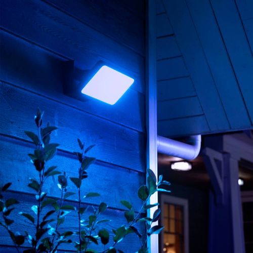 APLIQUÉ PROYECTOR PHILIPS HUE DISCOVER 15W LUZ CÁLIDA A FRÍA Y RGB IP44