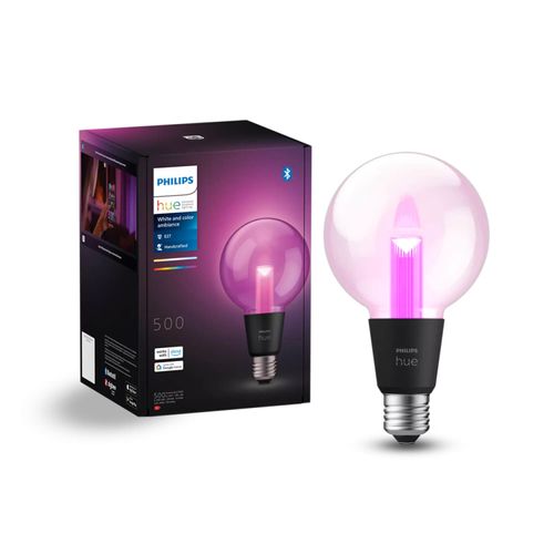 AMPOLLETA INTELIGENTE E27 PHILIPS HUE GLOBO G95 6.8W LUZ CÁLIDA A LUZ FRÍA Y RGB