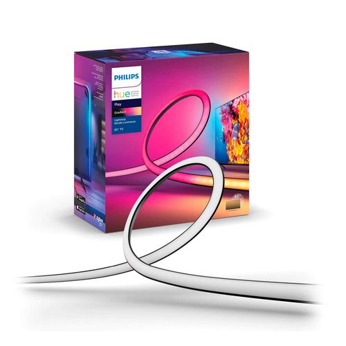 CINTA LED PHILIPS HUE PLAY GRADIENT PARA TV DE 65 PULGADAS 20W RGB CÁLIDO A FRÍO