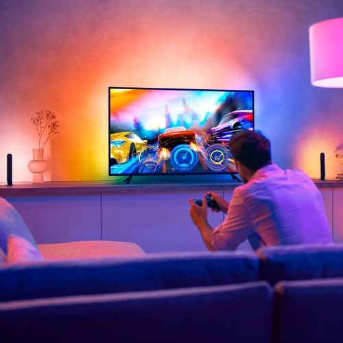 CINTA LED PHILIPS HUE PLAY GRADIENT PARA TV DE 65 PULGADAS 20W RGB CÁLIDO A FRÍO