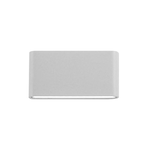 APLIQUÉ MURO LED STUDIO BIFOCAL RECTANGULAR 6W LUZ CÁLIDA IP65