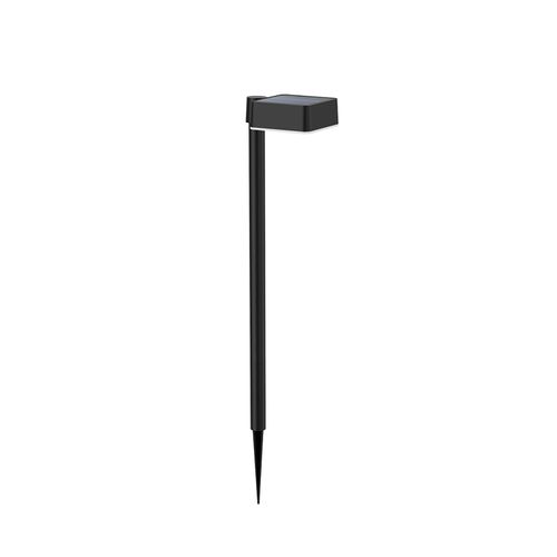 FOCO ESTACA PHILIPS VYNCE SOLAR CUADRADO 1.5W LUZ CÁLIDA IP44