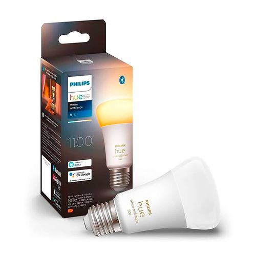 AMPOLLETA E27 PHILIPS HUE 8W LUZ CÁLIDA A LUZ FRÍA