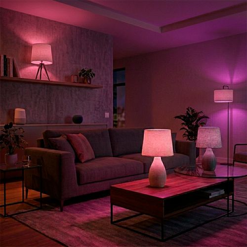 AMPOLLETA E27 PHILIPS HUE INTELIGENTE A60 8.1W LUZ RGB