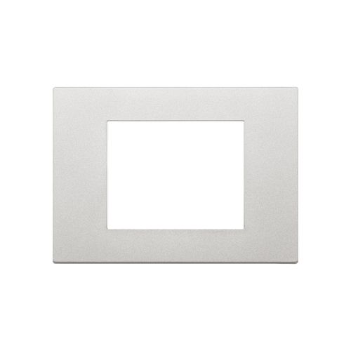 PLACA VIMAR LINEA 3 MÓDULOS TECNO BARNIZ