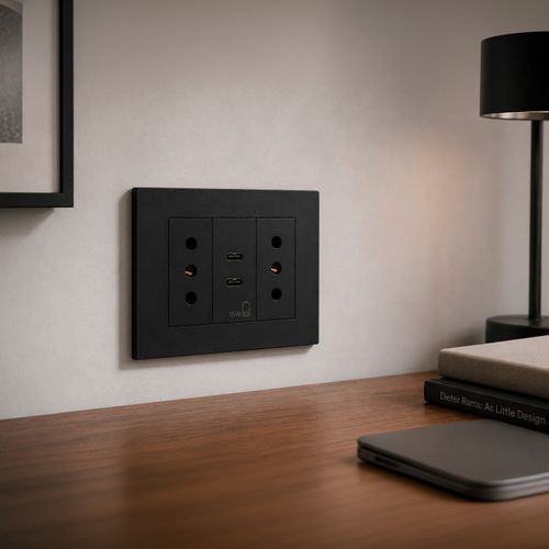 UNIDAD USB C+C VIMAR ARKÉ 1 MÓDULO 15W