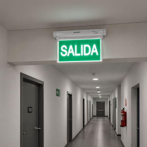 SEÑALÉTICA DE EMERGENCIA GAMASONIC SALIDA 3,6W IP43