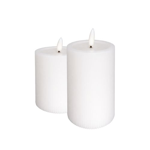 PACK VELAS LED STUDIO COLECCIÓN CERA AUTÉNTICA USB-C 0.12W LUZ CÁLIDA (2700K) A CÁLIDA (3200K)