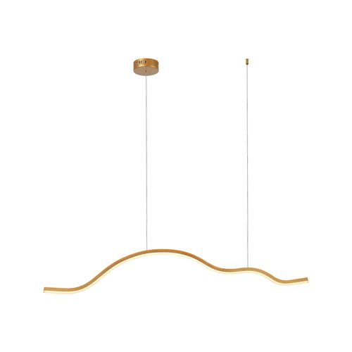 LÁMPARA COLGANTE LED STUDIO VARAL CURVA 24W LUZ CÁLIDA (3000K)