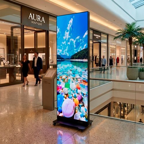 PANTALLA TOTEM LED STUDIO POSTER PLEGABLE