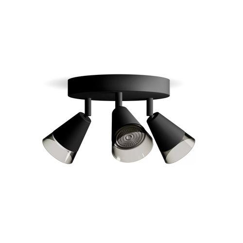 APLIQUÉ CIELO / MURO PHILIPS CLEFT CIRCULAR TRIPLE (SIN AMPOLLETA)