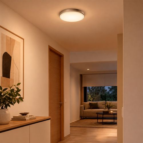 APLIQUÉ CIELO PHILIPS DORIS 6W LUZ CÁLIDA (2700K) IP44